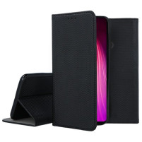 Кожен калъф тефтер и стойка Magnetic FLEXI Book Style за Xiaomi Redmi Note 8T черен